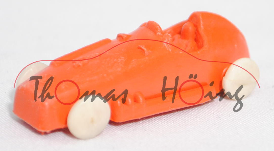 Mercedes-Benz W 196 Monoposto (Mod. 54-55), dunkel-reinorange, Nr. 4 auf der Haube, KoHo, 1:84