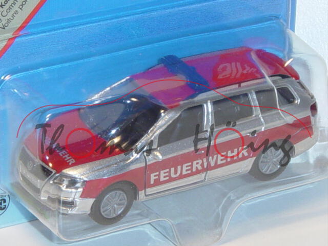 00000 VW Passat Variant 2.0 FSI (B6, Typ 3C) Feuerwehr-Kommandowagen, Modell 2005-2010, weißaluminiu