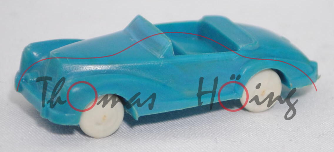 Mercedes-Benz 170 S Cabriolet A (W 136 IV, Modell 1949-1951), dunkel-wasserblau, KoHo, ca. 1:93