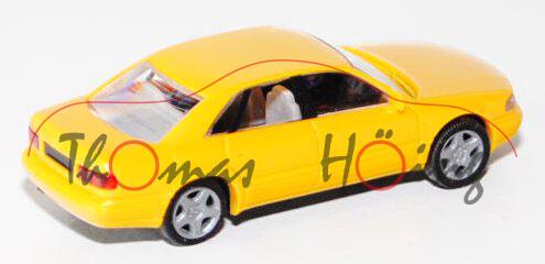 Audi A8 (D2, Typ 4D), Modell 1994-2002, signalgelb, Rietze, 1:87, mb