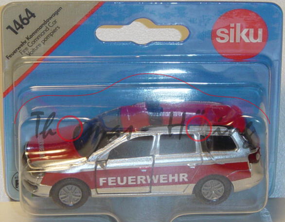 00000 VW Passat Variant 2.0 FSI (B6, Typ 3C) Feuerwehr-Kommandowagen, Modell 2005-2010, weißaluminiu