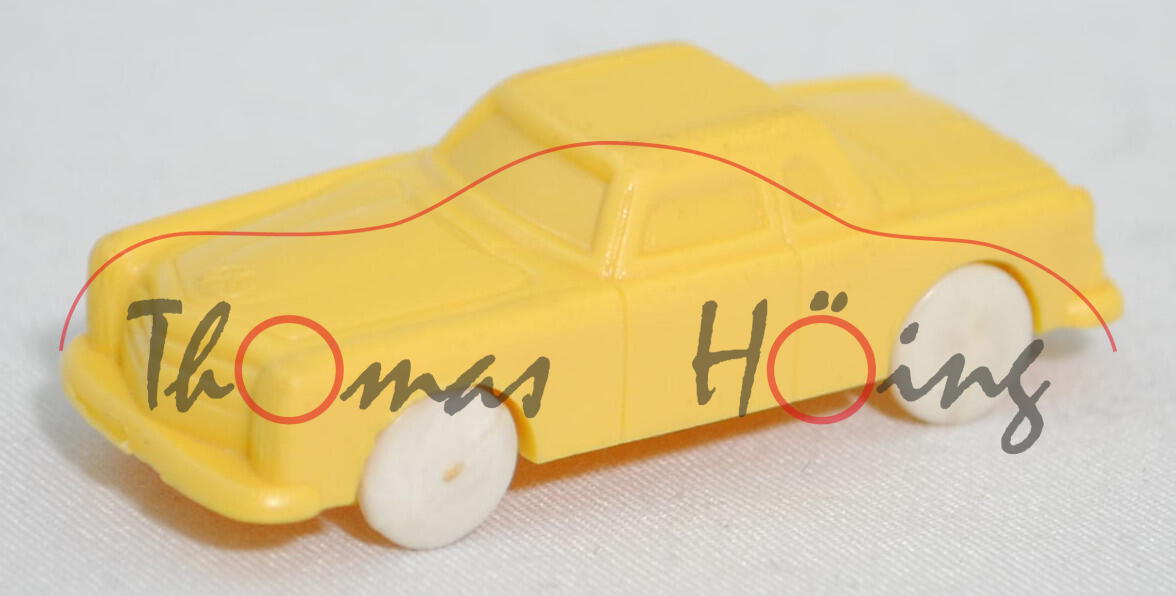 Mercedes-Benz 230 /250 / 280 SL mit Hardtop (W 113, Modell 1963-1971), zinkgelb, KoHo, ca. 1:90