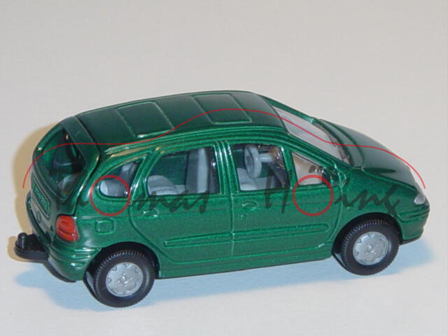 Renault Mégane Scénic RT 2.0 (Typ JA Phase I, 1. Generation), Modell 1996-1999, moosgrünmetallic, B6