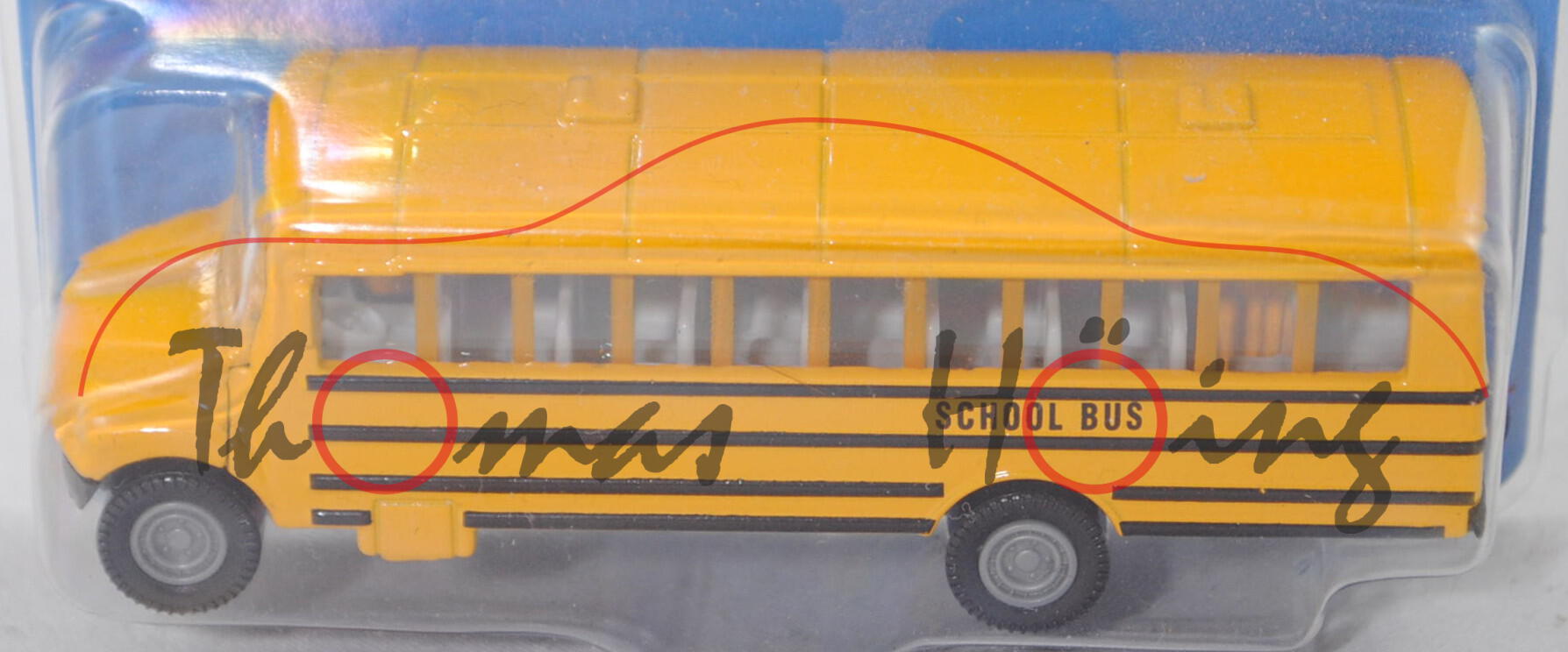 00001 Thomas/Freightliner FS-65 (Mod. 1997-2007) US-Schulbus, melonengelb, SCHOOL-BUS, P29e