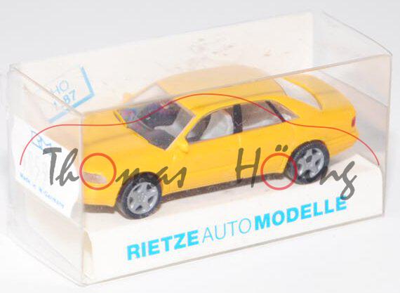 Audi A8 (D2, Typ 4D), Modell 1994-2002, signalgelb, Rietze, 1:87, mb
