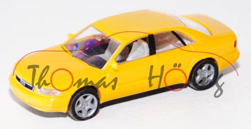 Audi A8 (D2, Typ 4D), Modell 1994-2002, signalgelb, Rietze, 1:87, mb