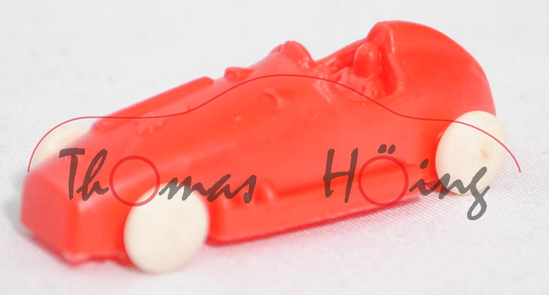 Mercedes-Benz W 196 Monoposto (Mod. 1954-1955), blass-verkehrsrot, Nr. 4 auf der Haube, KoHo, 1:84