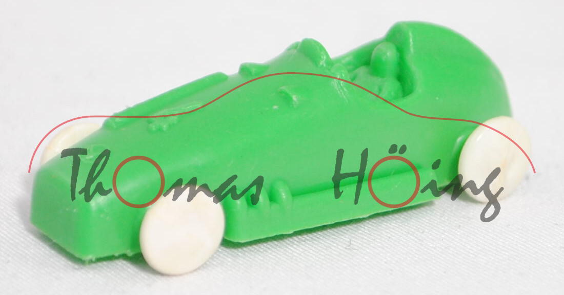 Mercedes-Benz W 196 Monoposto (Mod. 1954-1955), dunkel-gelbgrün, Nr. 4 auf der Haube, KoHo, 1:84