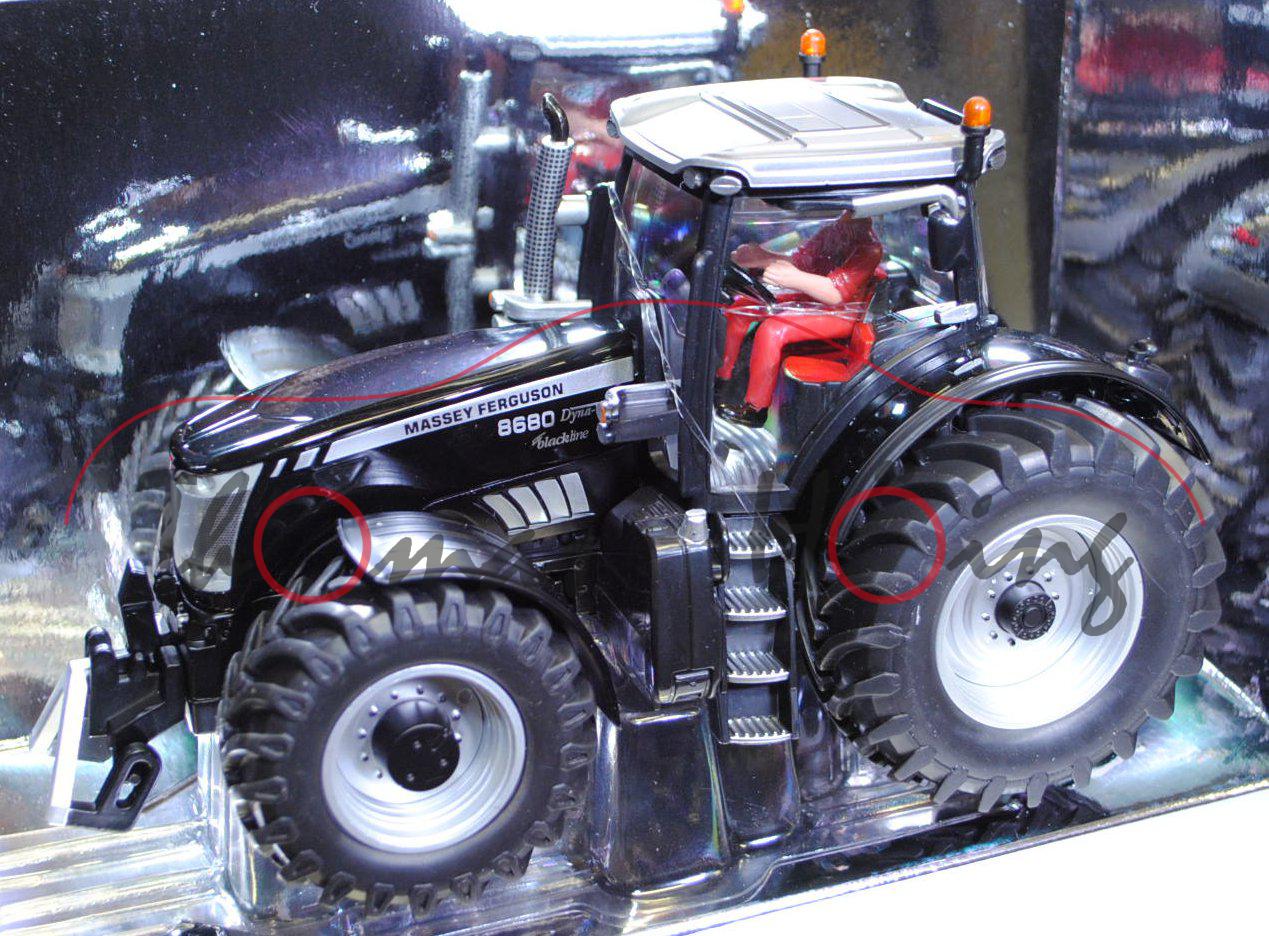 Massey-Ferguson MF 8680 Blackline, schwarz/silber, MASSEY-FERGUSON 8680 Dyna-VT / blackline, 1:32, W