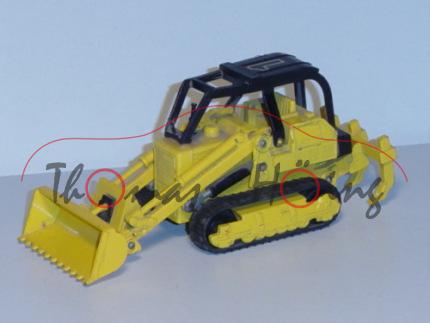 Caterpillar Traxcavator Road Ripper, signalgelb/schwarz, 1, beweglicher Frontlader mit Schaufel und 