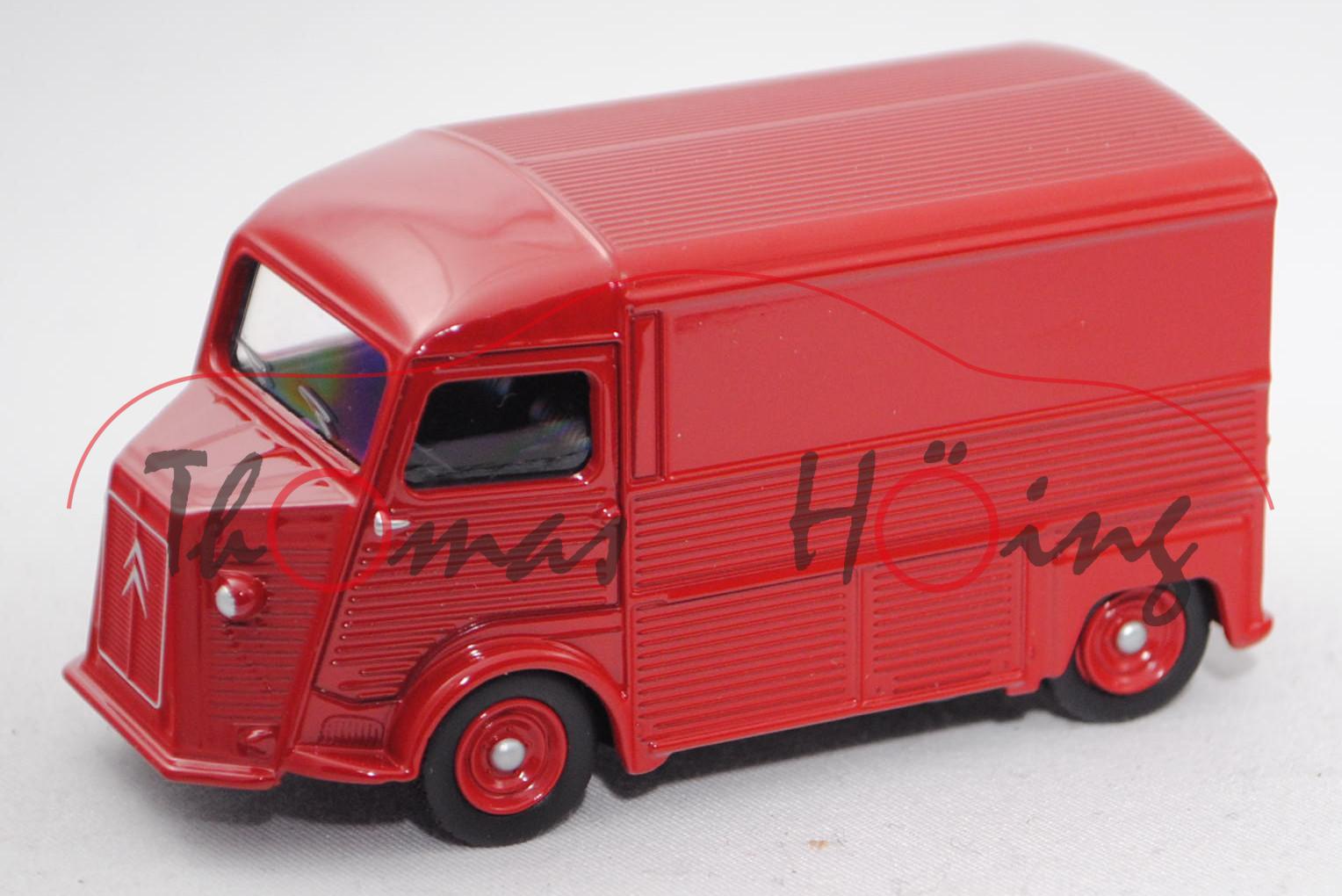 Citroen Typ HY (Modell 1948-1981, Baujahr 1969), signalrot, ca. 1:58, Norev Serie 800, mb