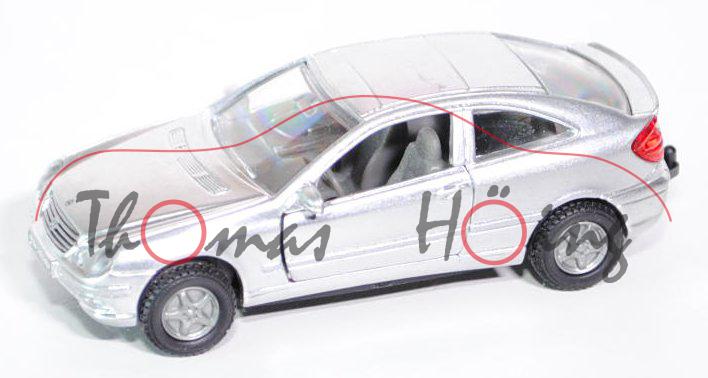 Mercedes C 230 Coupe, weißaluminiummetallic, Druck Heck C 230 KOMPRESSOR, Bpr. C230 COUPE