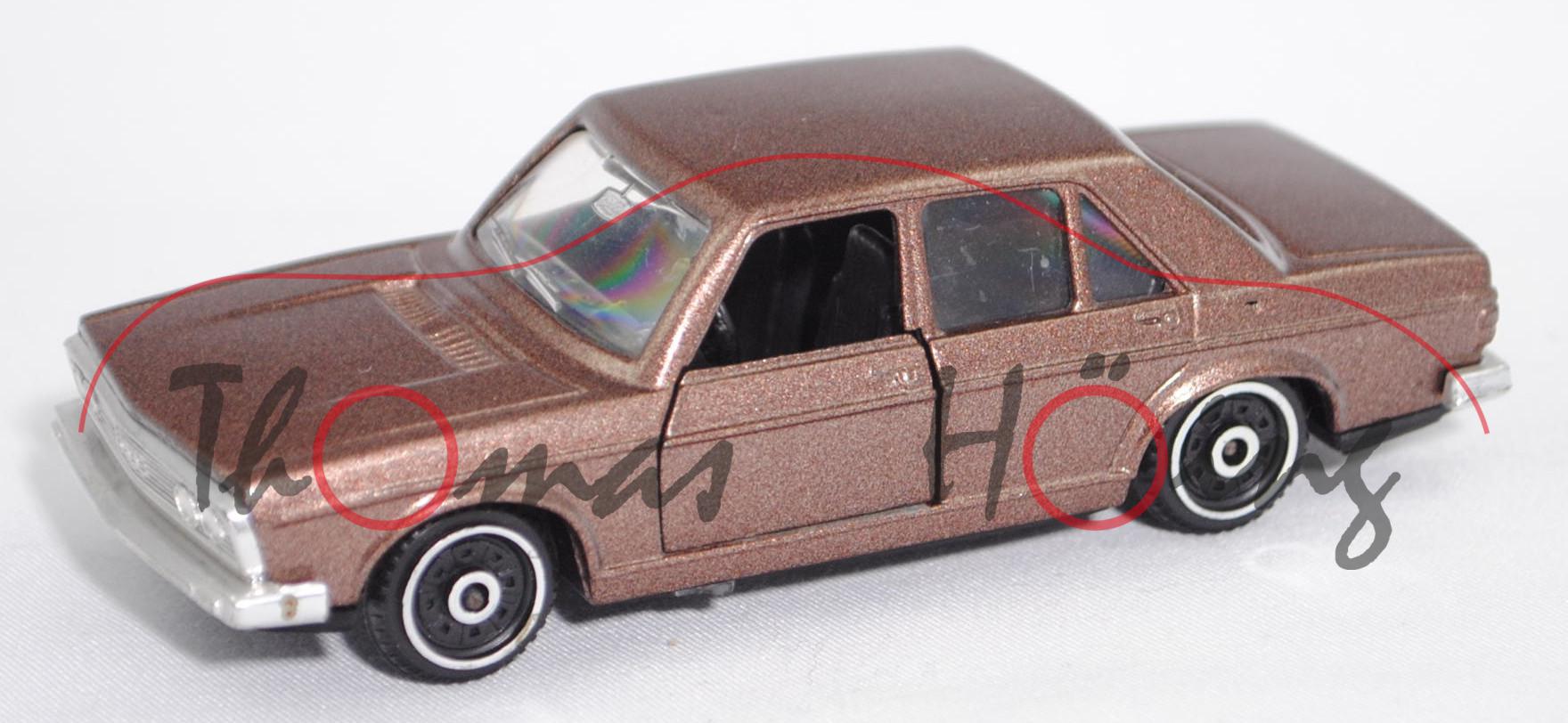 Audi 100 LS (C1, Typ F 104, Facelift 1974, Mod. 74-77), hell-terrabraunmet., Polistil, 1:43, PC-Box