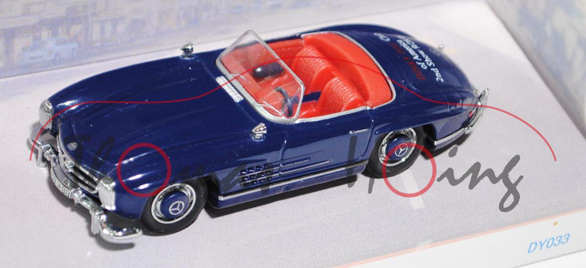 Mercedes-Benz 300 SL Roadster, Typ W 198, Baujahr 1962, Modell 1957-1963, saphirblau, DINKY TOY Club