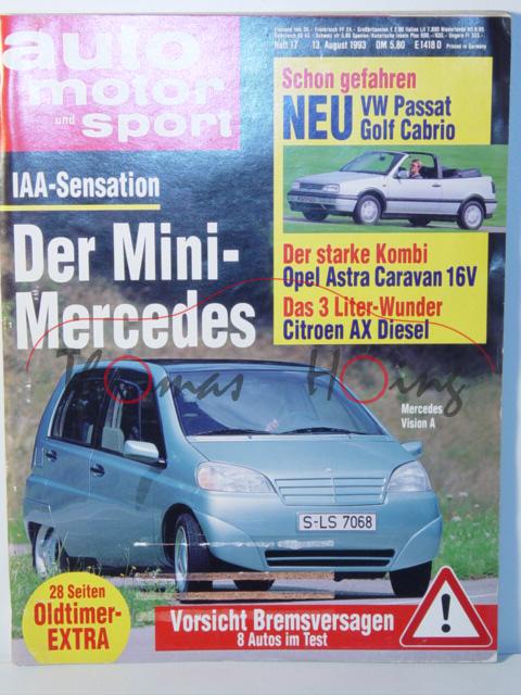 auto motor und sport, Heft 17, 13. August 1993