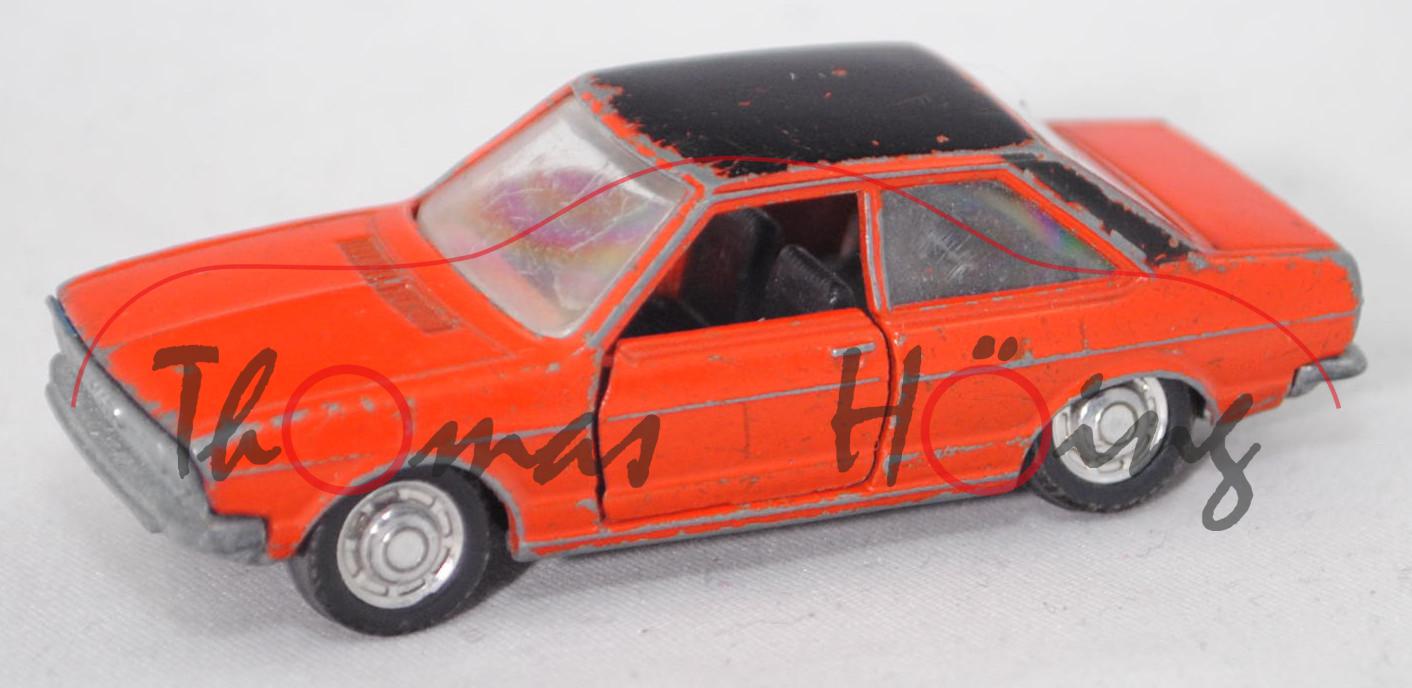 Audi 80 GL (B1, Typ 80, Modell 1972-1974), koralle, Dach schwarz, innen schwarz, Scuco, 1:66, vsc