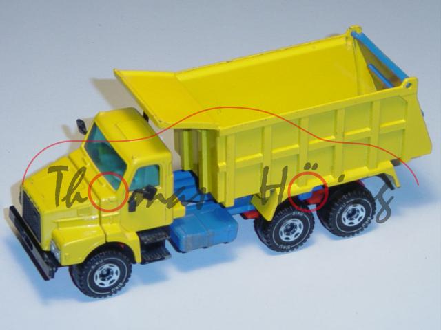 Volvo F 12 Turbo 6 Sandkipper, kadmiumgelb/himmelblau, LKW10, vsc