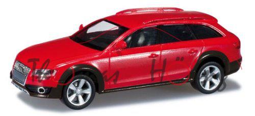 Audi A4 allroad quattro (B8, Typ 8K), Modell 2009-2011, brillantrot, Herpa, 1:87, mb