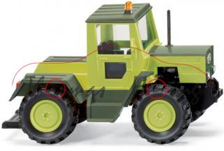 MB Trac 700, Modell 1975, schilfgrün/olivgrün, Wiking, 1:87, mb