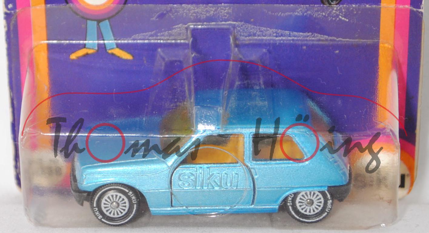 00000 Renault 5 TS (Modell 1975-1979), himmelblaumet., W-Germ nicht auf dem Kopf, SIKU, 1:54, P18