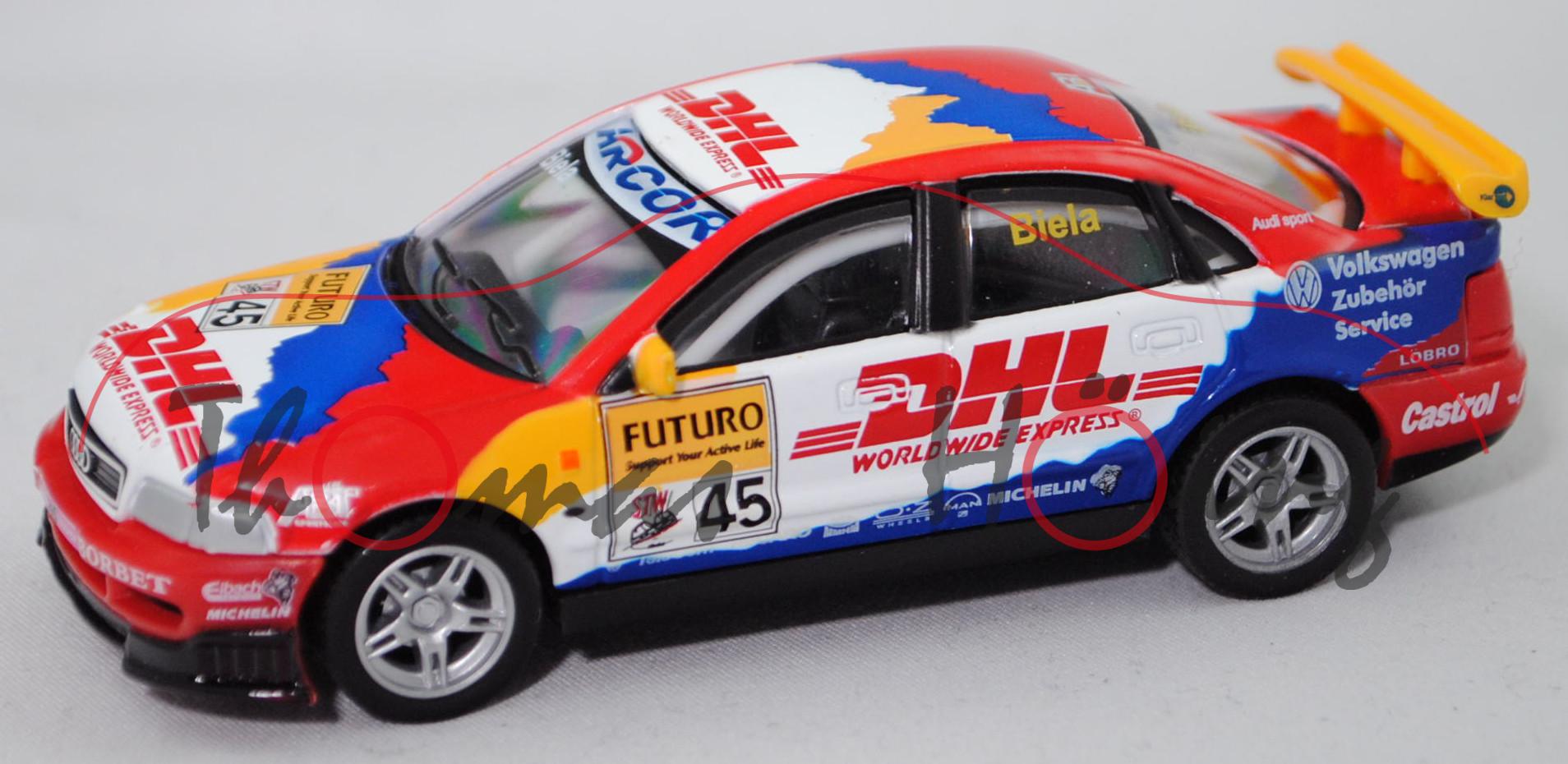 Audi A4 quattro Supertouring, STW 1998, Biela, Nr. 45, Team Audi Abt Sportsline, ROADSTARS, 1:43, mb