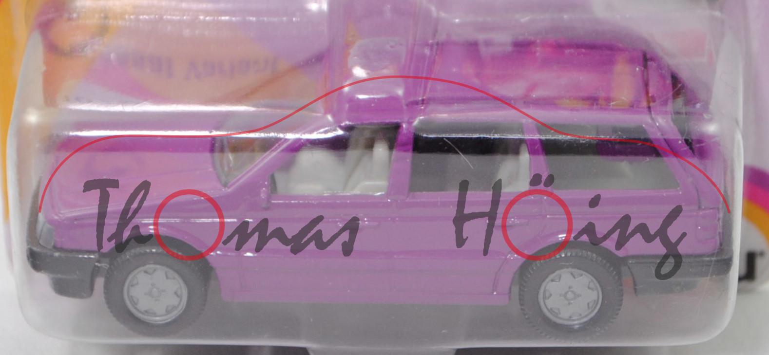 00008 VW Passat Variant CL (B3, 35i, Typ 315, Modell 1988-1990), signalviolett, B6, SIKU, 1:55, P23