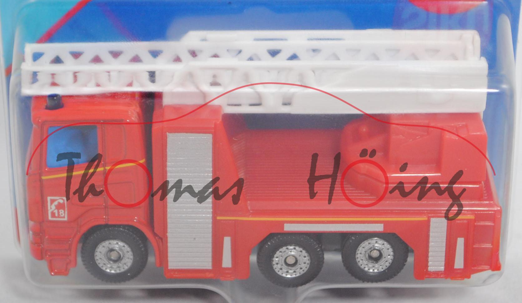 00100 F Scania R380 (CR16, Modell 2004-2009) Fire Truck, rot, C 18, P29e (Limited Edition / FRANCE)