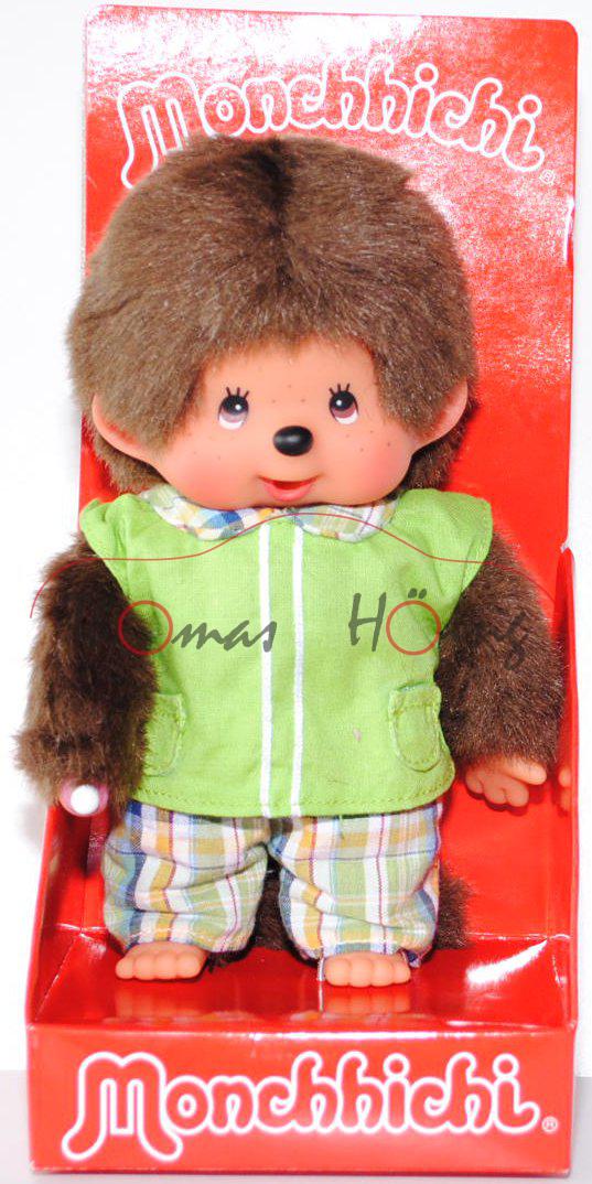 Monchhichi Green Boy, 20 cm groß, Sekiguchi