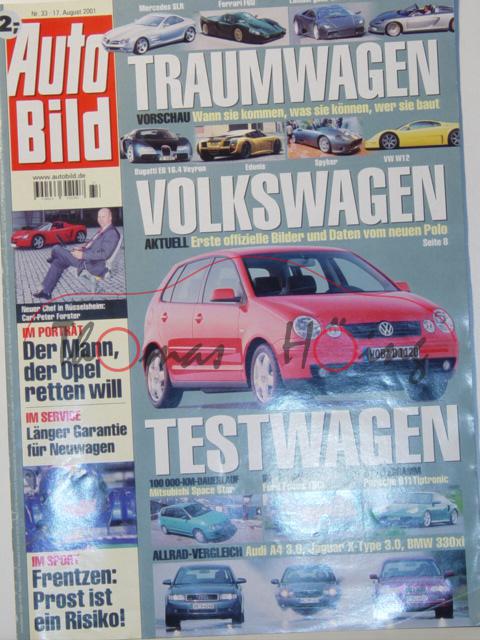 Auto Bild, Heft 33, 17. August 2001