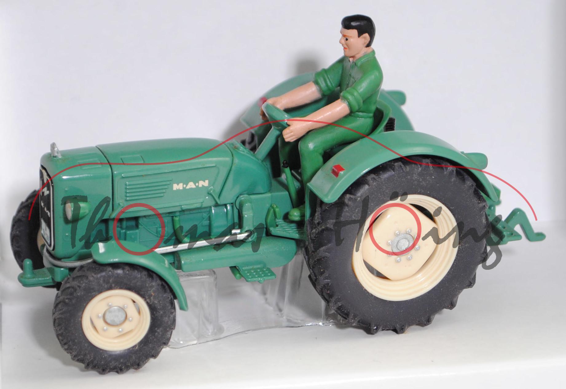 00000 MAN Typ 4R3 (Neue Generation, Baureihe R, Modell 1961-1962), patinagrün, SIKU, 1:32, L17P