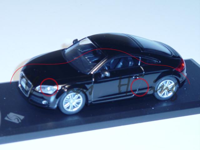 Audi TT Coupe, Mj. 2006, schwarz, Solido, 1:43, mb