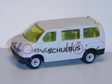 00000 VW T4 Caravelle (Modell 1990-1995) Schulbus, reinweiß, innen lichtgrau, Lenkrad integriert, SC