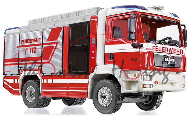 Feuerwehr - Rosenbauer AT LF auf Fahrgestell MAN TGM 15.290 BL 4x4, feuerrot, FEUERWEHR / C 112