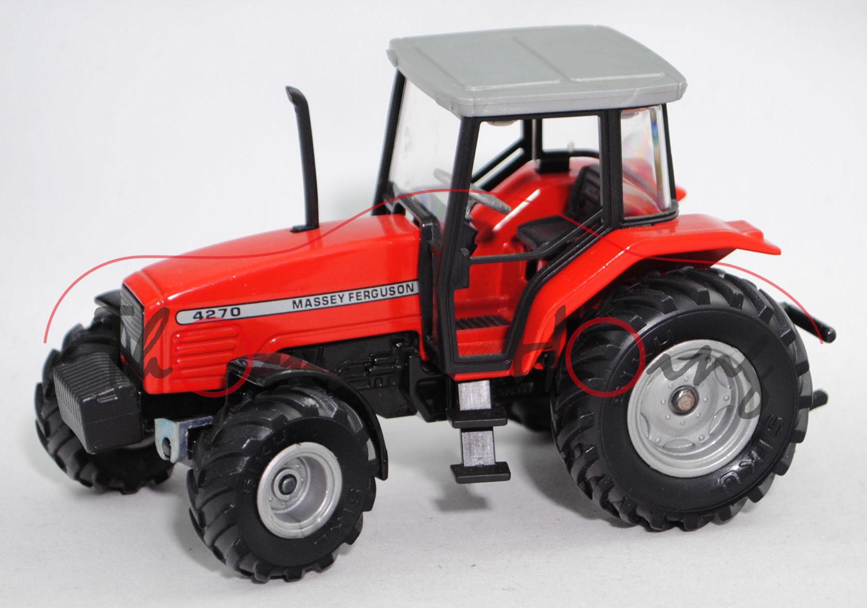 00000 Massey Ferguson 4270-4 (Baureihe MF 4200, Modell 1997-2001), rot/schwarz, SIKU, 1:32, m-