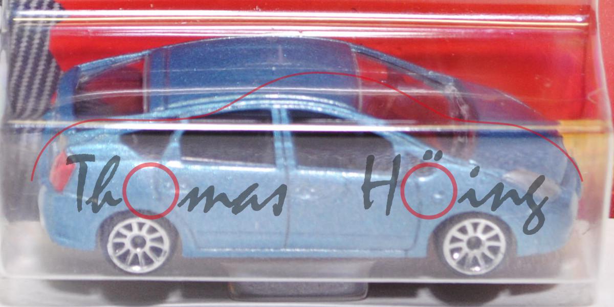 Toyota Prius II Typ NHW20 (Nr. 292D), Modell 2003-2009, graublaumetallic, majorette, 1:59, Blister