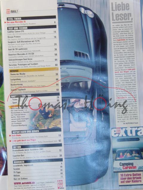 Auto Bild, Heft 31, 3. August 2001