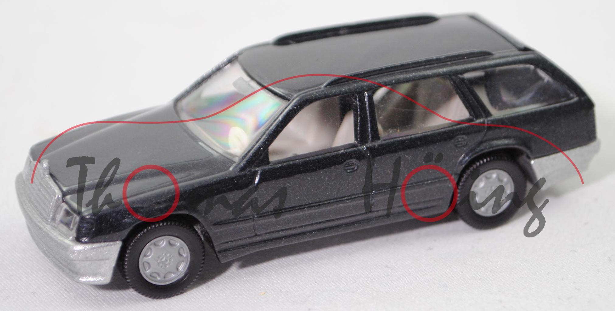 00015 Mercedes-Benz 300 TE (S 124, Modell 1985-1986), schwarzgraumetallic, Hong, B7, SIKU, 1:55