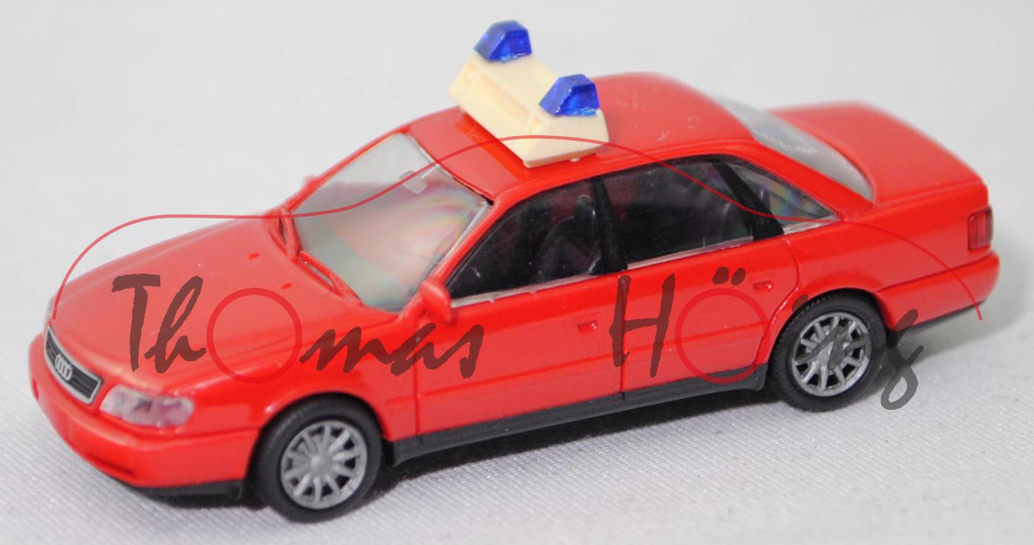 Audi A6 / Audi A6 2.0 (C4, Typ 4A, Modell 1994-1997) Feuerwehr, verkehrsrot, Rietze, 1:87, mb