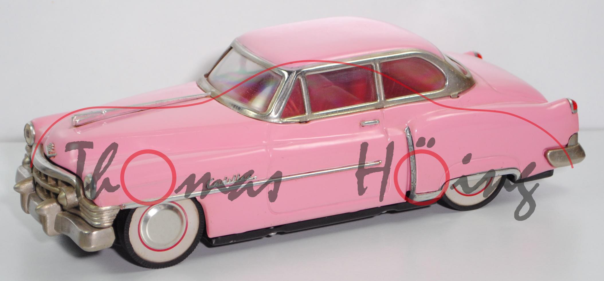 Cadillac Serie 62 Coupé deVille (Modell 1949-1958, Baujahr 1950), rosa, LUXE CAR, ca. 1:18, mb