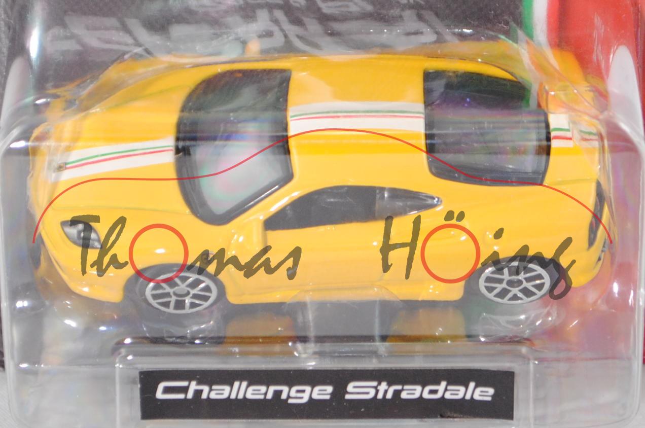 Ferrari 360 Challenge Stradale (Mo.l 2003-2005), giallo modena, Bburago FERRARI RACE & PLAY, Blister