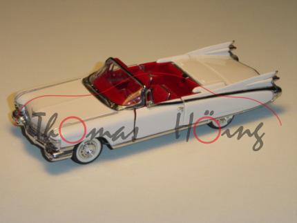 Cadillac Eldorado 1959, perlweiß, Türen und Motorhaube zu öffnen, Franklin Mint, 1:43