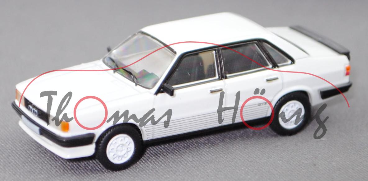 Audi 80 GTE (2. Generation, B2, Typ 81, Modell 1983-1984), alpinweiß, Premium ClassiXXs®, 1:87, mb