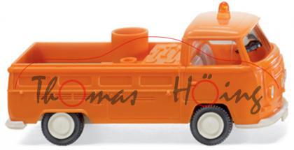 VW T2 Pritsche Kommunal, Modell 1967, pastellorange,  Wiking, 1:87, mb