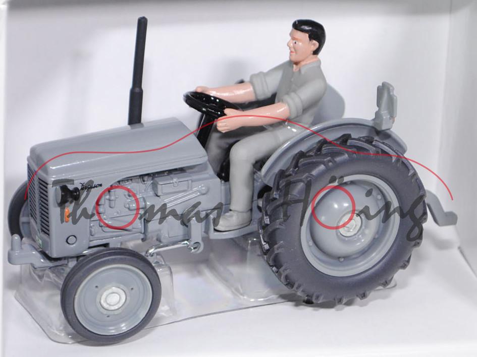 00000 Ferguson TE (Modell 1946-1948), verkehrsgrau, Fahrer grau, SIKU FARMER CLASSIC, L17P