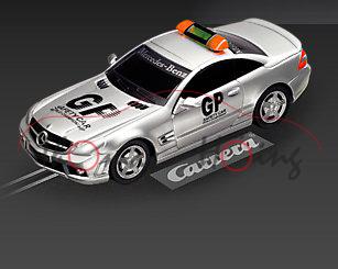 AMG Mercedes SL 63 Safety Car, silber, GP / SAFETY CAR / WORLD CHAMPIONSHIP, Carrera GO!!!, 1:43, mb