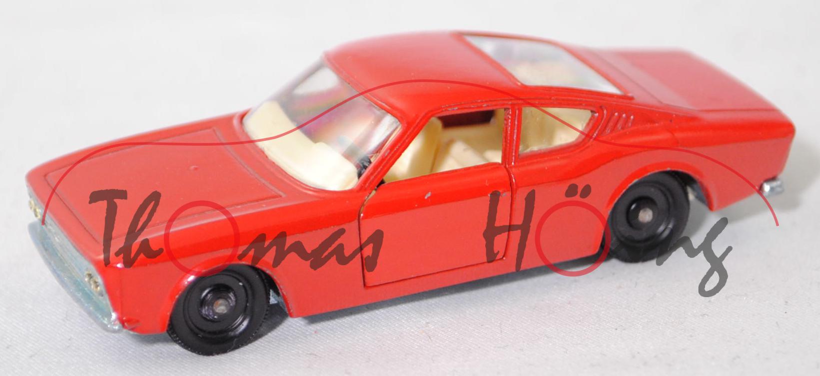 00001 OSI 20 M TS Coupé (1. Generation, Typ B1, Modell 1967-1968), feuerrot, innen hellelfenbein, R2, SIKU, 1:60, P3m