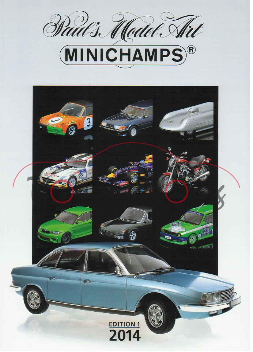 Minichamps Katalog Edition 1 2014, 156 Seiten DIN A4, Minichamps