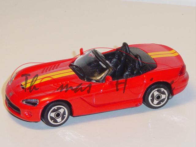 Dodge Viper SRT 10, verkehrsrot, innen schwarz, Bburago, 1:43, mb