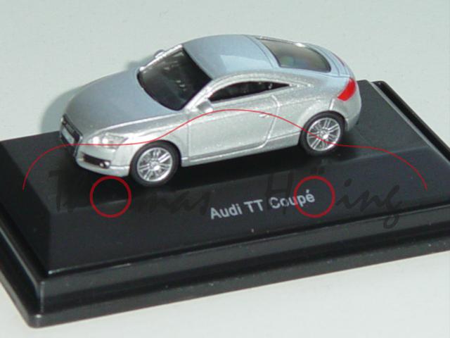 Audi TT Coupe, Mj. 2006, silber, Schuco, 1:87, PC-Box