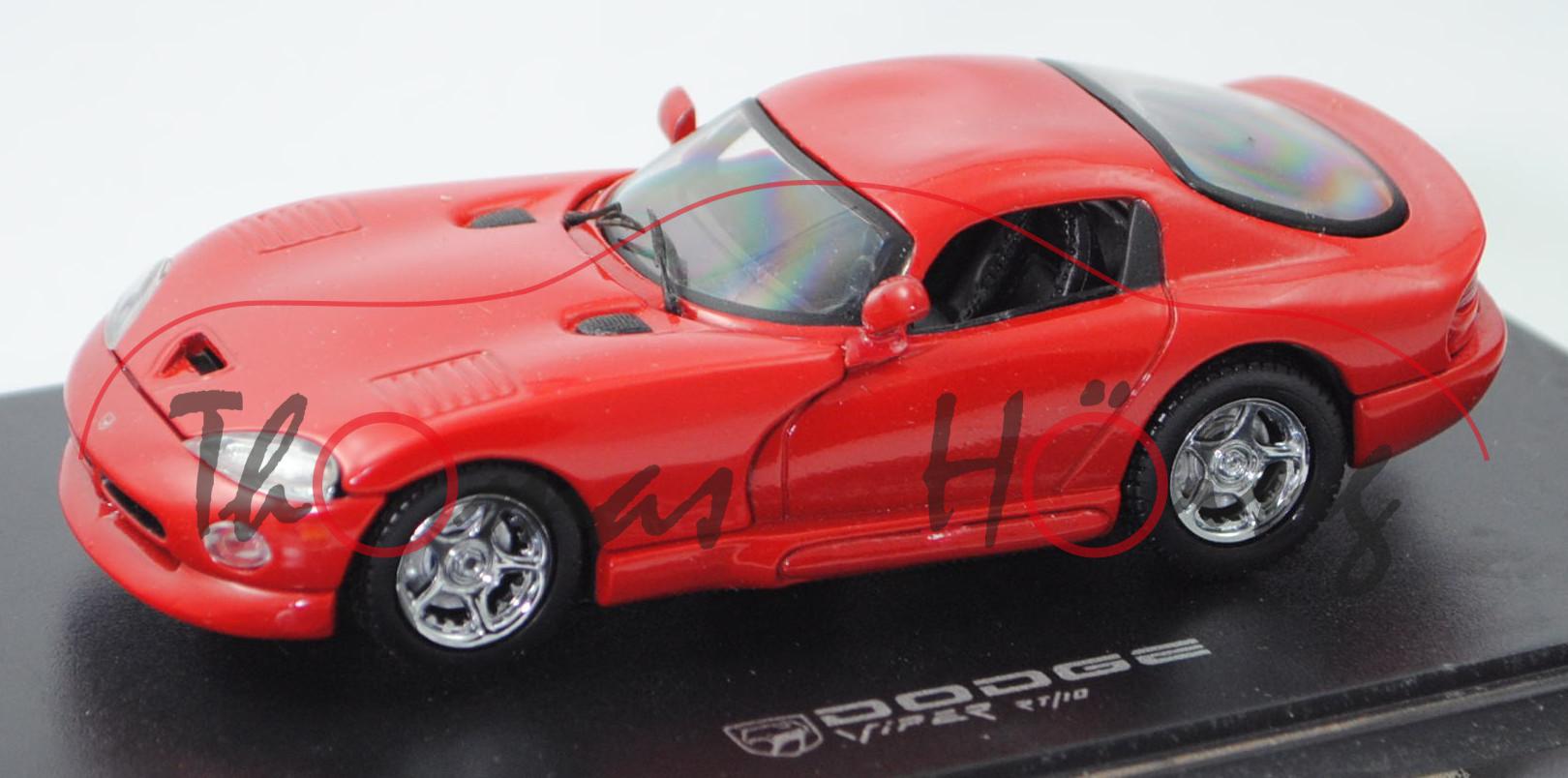 Dodge Viper RT/10 (2. Gen., Modell 1996-2002, Baujahr 1996), rot, UNIVERSAL HOBBIES, 1:43, PC-Box